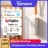 SONOFF Zigbee Temperature and Humidity Sensor Smart Home Airguard TH Lite SNZB-02B Ewelink APP Control Work With Alexa Google