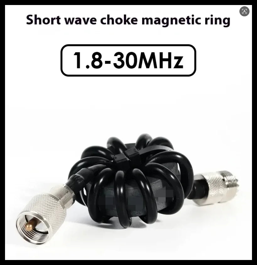 EM-25/ EM-43 1.8-30MHz Shortwave Choke Coil Magnetic Ring Shortwave 1:1 Current Balun For detail image 3