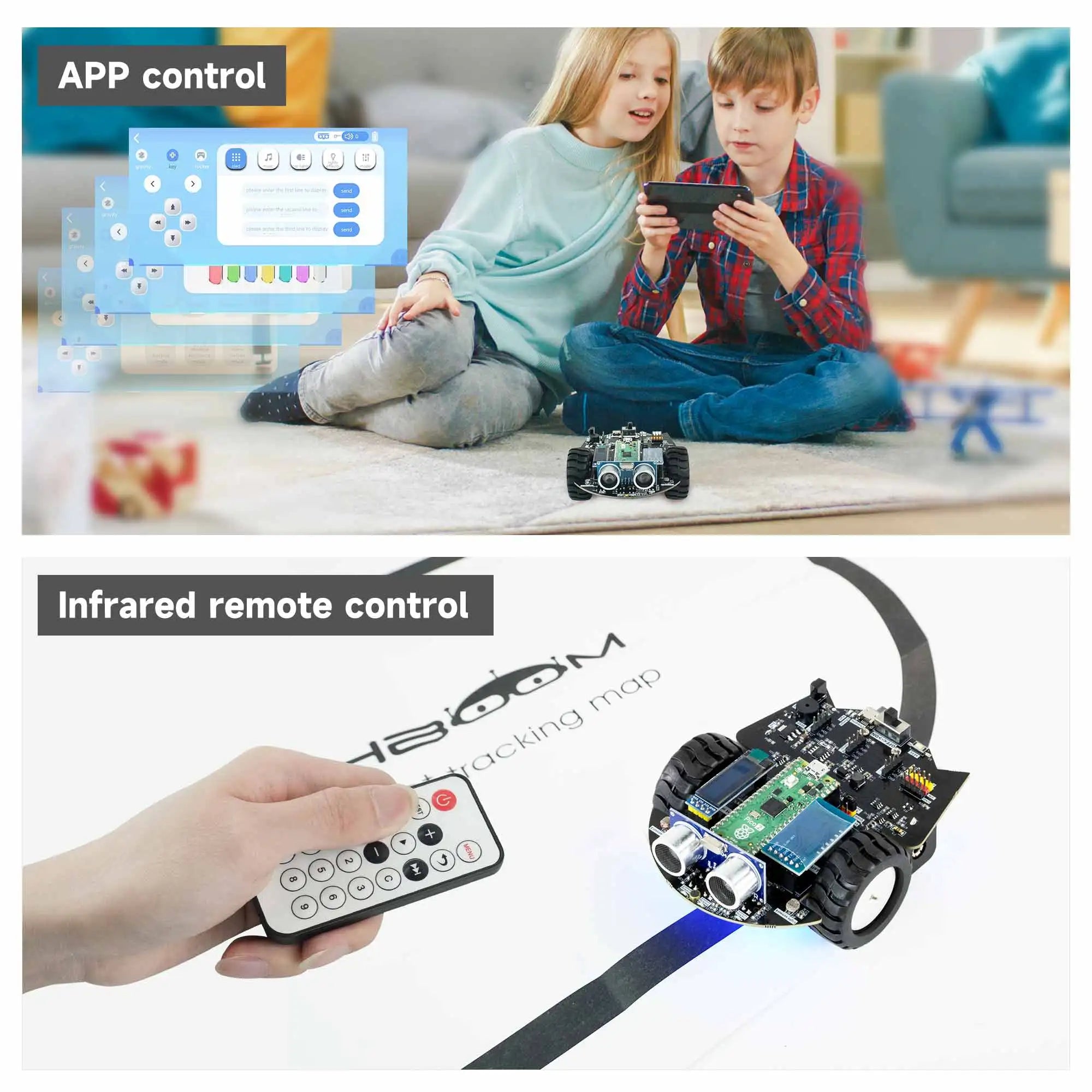 Raspberry Pi Pico 2 Robot Car Kit Programmable Car Use MicroPython Programming For DIY detail image 2