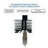 For Bambu Lab P1S Hotend Bambulab X1C Nozzle P1S P1P X1 Printhead Hardened Steel Integrated Design Prevents Material Leakage