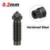 For Elegoo Neptune 4 Max/4 Plus Brass Copper Plated Hardened Steel Nozzle Upgraded Nozzle High Speed Nozzles Hotend Kit