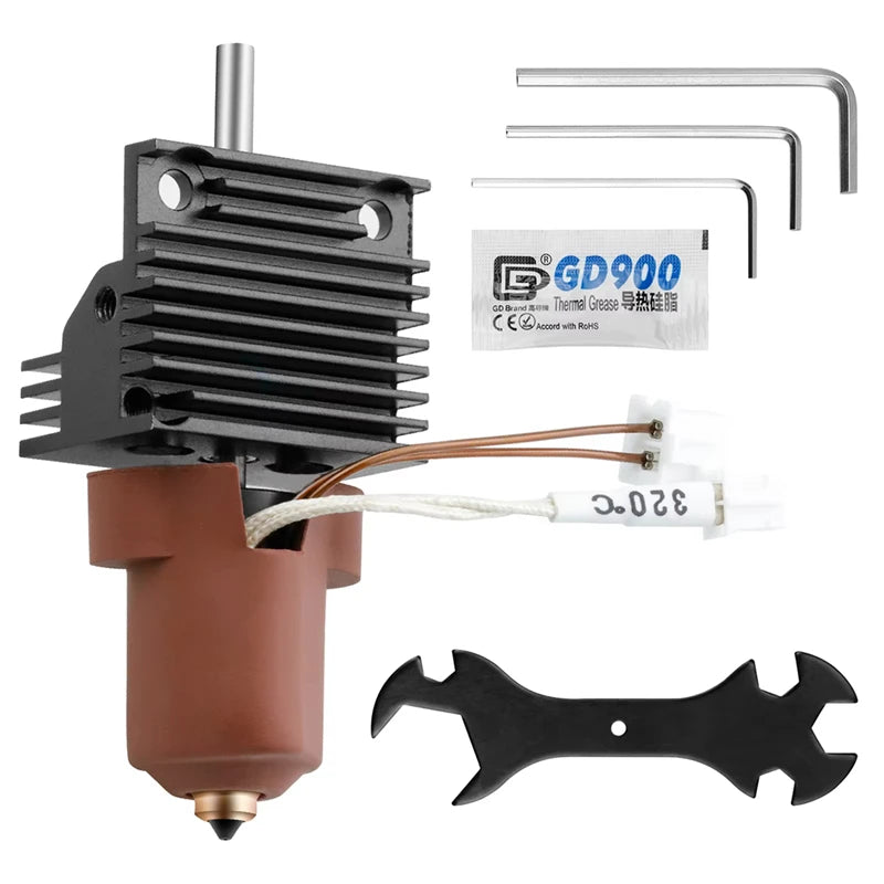 3D Printer Parts for Creality K1C K1 Max Hotend Kit Quick Swap Ceramic Heating Block Kit 0.4 0.6 0.8mm Nozzle High Flow Printing