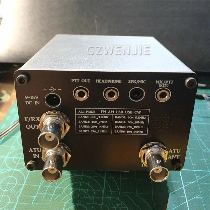 uSOTA-ATU USDX HF QRP SDR Transceiver Built-in ATU-100 Antenna Tuner with Dual OLED Displays detail image 3