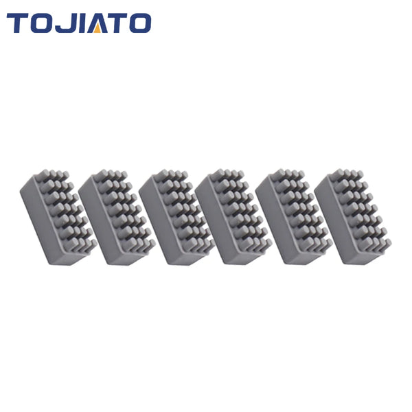Nozzle Brush for Bambu Lab P1P P1S X1 Nozzle Wiper Silicone Brush Mounted Scrubbers Print Head Cleaner Printer Head Wiping Parts