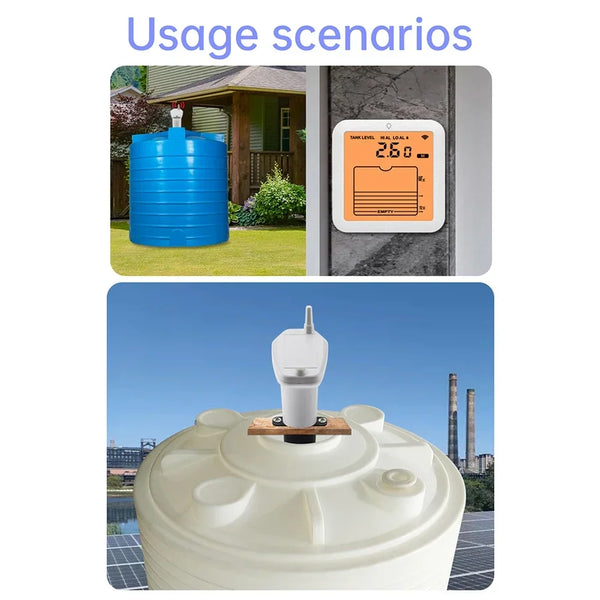 TS-FT007 Digital Water Tank Water Level Gauge Ultrasonic Liquid Level Gauge Liquid Level detail image 6