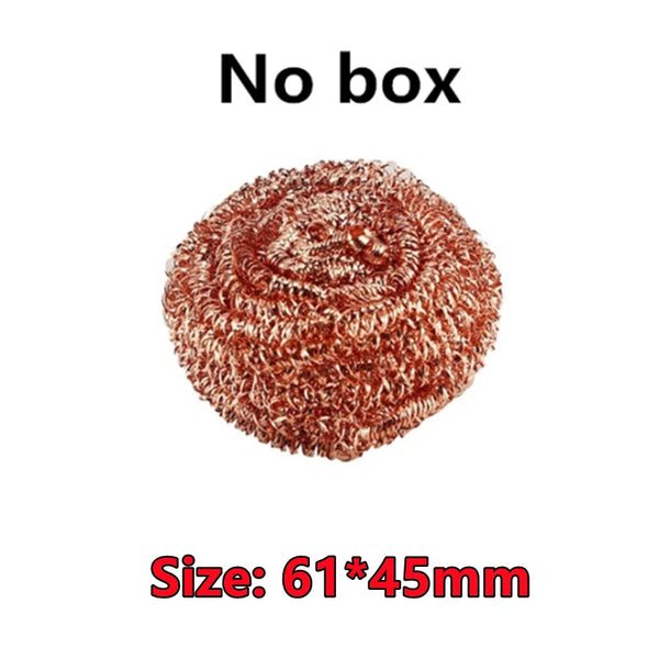 New Cleaning Ball Desoldering Soldering Iron Mesh Filter Cleaning Nozzle Tip Copper Wire Cleaner Ball Metal Dross Box Clean Ball