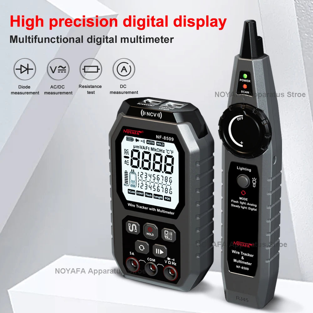 NOYAFA NF 8509 New Upgrade Network Cable Tester For Multimeter Current Voltage Resistance detail image 2
