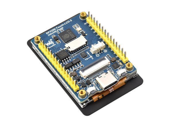 Waveshare RP2350 2inch Capacitive Touch Display Development Board, 240×320 IPS Panel, Based on Raspberry Pi RP2350