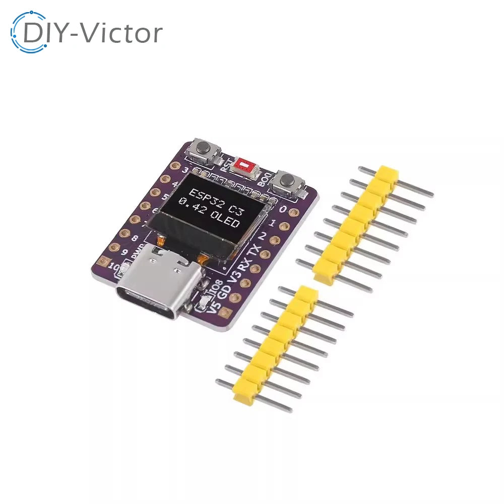 Raspberry Pi Pico RP2040 ESP32 C3 S3 RISC-V WiFi Bluetooth Development Board With 0.42 inch OLED Supports product image