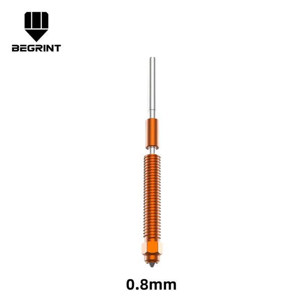 Unicorn Hardened Steel Nozzle for Creality K2/K2 Plus/K2Pro, All-Metal Quick-Swap Creality Hi Hotend Nozzles Upgrade 0.2mm/0.4mm