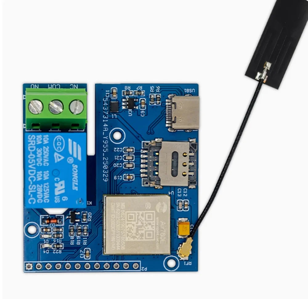 IoT 4G network single relay AIR780E module detail image 5