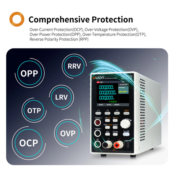 OWON High-Performance Programmable Electronic Load DC OEL1515/OEL3020/3030 150W/300W detail image 2