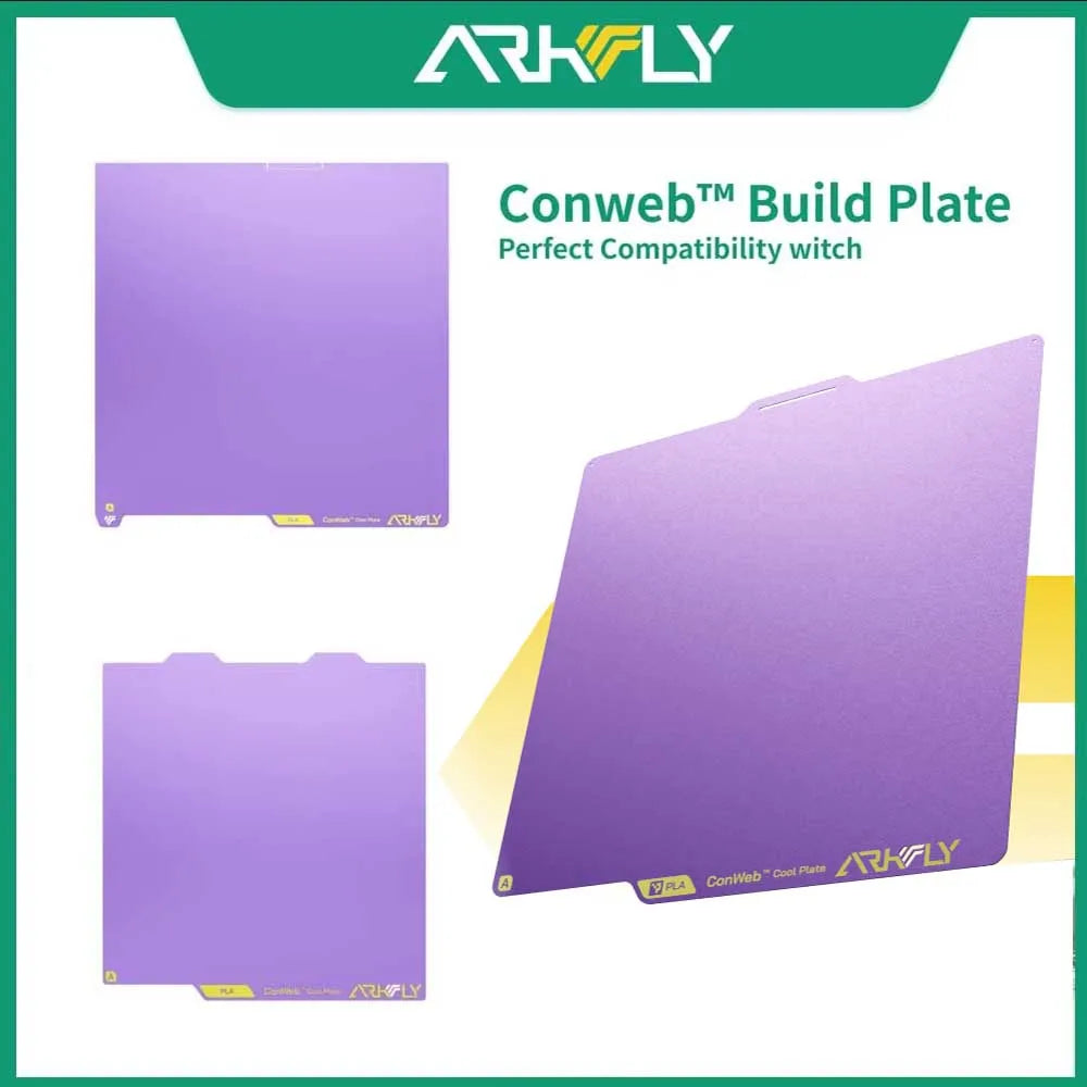 Phaetus Build Plate Cobweb/POPweb Cool Plate P2S X2D H2D H2C A1/X1/P1 A2L A1 Mini AD5MX Voron 300/350 K1C K2 Plus Qidi Plus4 MK4