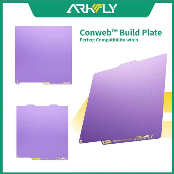 Phaetus Build Plate Cobweb/POPweb Cool Plate P2S X2D H2D H2C A1/X1/P1 A2L A1 Mini AD5MX Voron 300/350 K1C K2 Plus Qidi Plus4 MK4