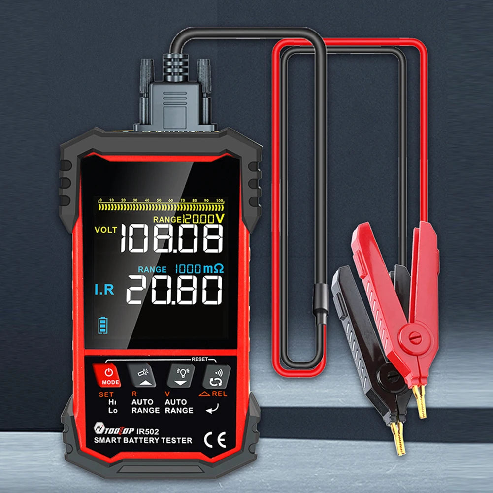 TOOLTOP IR500/IR502 Battery Internal OHM Meter High Precision 120V 0.000m -500 Battery detail image 4