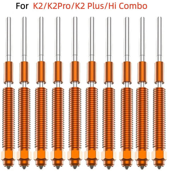 Creality K2 Plus Hi Combo Nozzle Quick-Swap Nozzle Kit Hardened steel All-metal Design For Creality K2/K2Pro/K2 Plus/Hi Combo