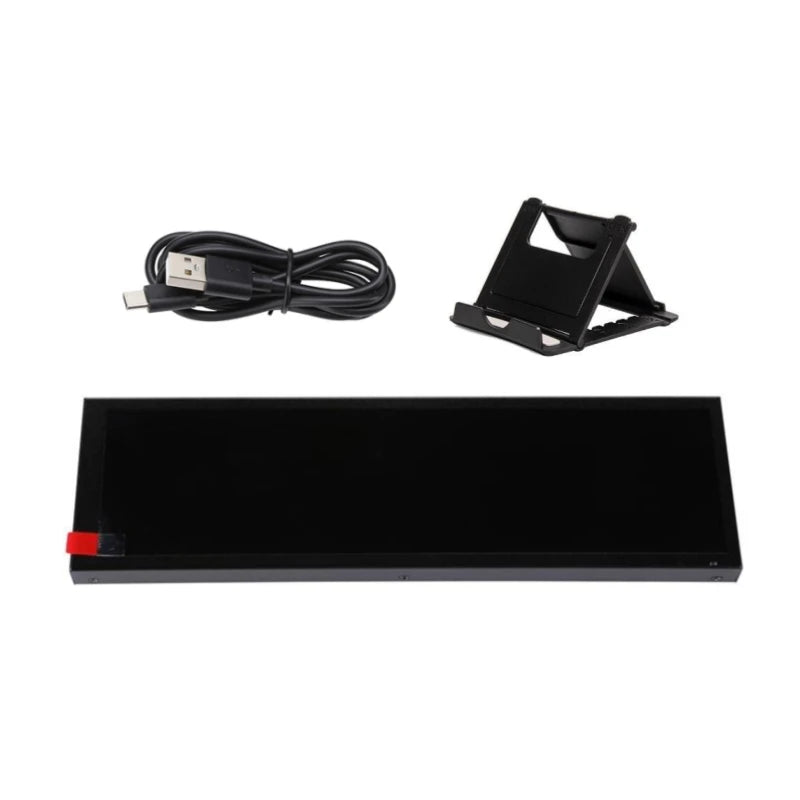 New 8.8 Inch USB Type-C Secondary Screen Long Strip LCD Display CPU GPU RAM Computer Monitor detail image 2