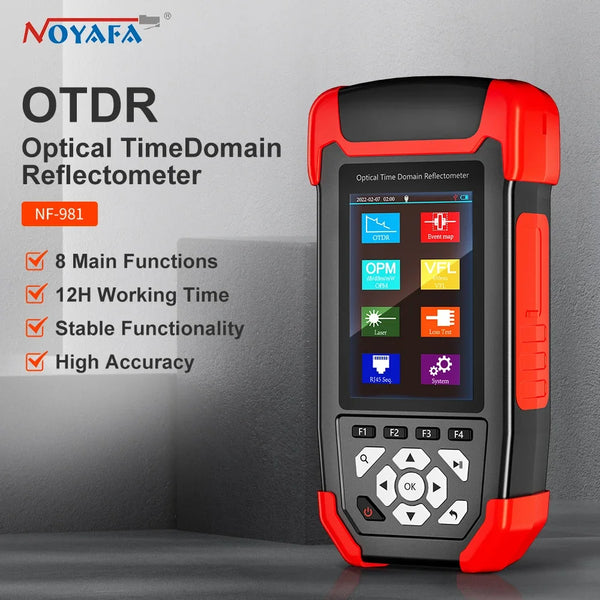 NOYAFA NF-981 OTDR Fiber Optic Fault Detector Optical Power Meter For OPM VFL OLS Event Map detail image 2