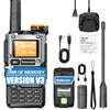 QUANSHENG UV-K5(8) V3 Walkie Talkie 2MB Memory 50-600MHz Air Band RX 5W Two Way Radio Type-C Wireless Copy Custom Firmware