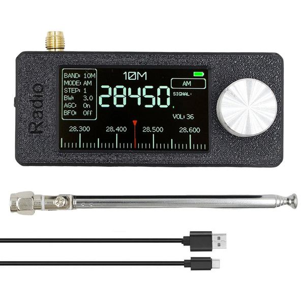 New SI4732 0.5-108mhz Pocket Mini Radio LSB USB AM FM All Band Radio Receiver with Antenna detail image 8