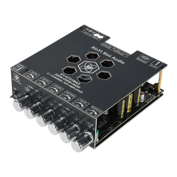 XY-HT21MAX 2.1 Channel Bluetooth Amplifier Board DC 12-42V TPA3223 Chip 200W*2+400W detail image 5