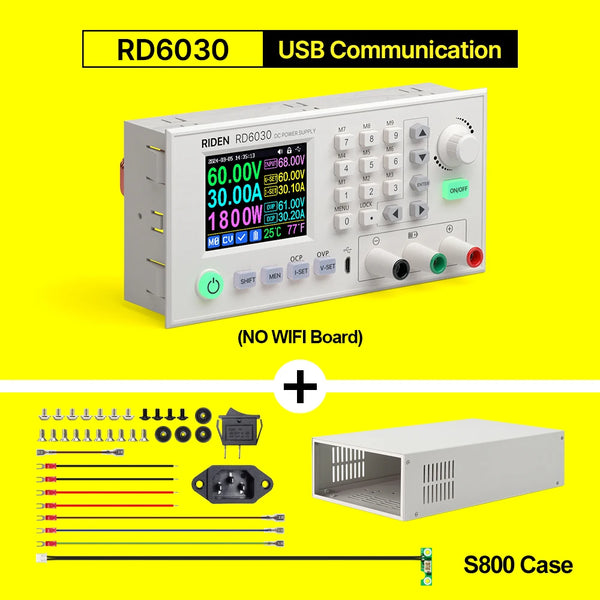 RD RD6030 RD6030W 60V 30A DC Adjustable Step Down Voltage Bench Regulated Power Supply Buck detail image 10