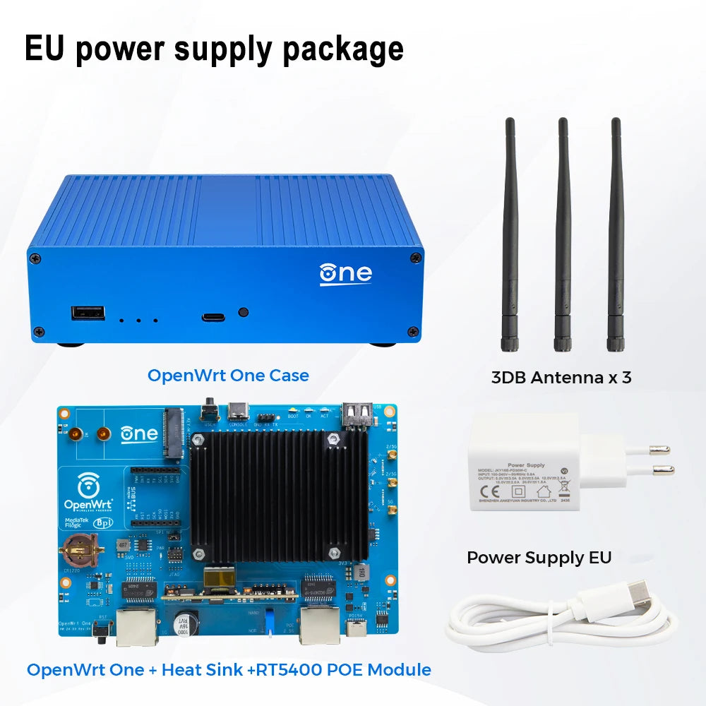 Banana Pi OpenWrt One Router Board MediaTek MT7981B Development Board Dual-band WiFI 6 Via detail image 8