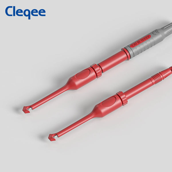 Cleqee P30064 Wire Piercing Probes Insulation Puncture Probes for 4mm Banana Plug Extension Test Leads, Automotive Diagnostic