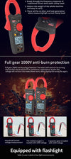 UNI-T UT205A+ UT206A+ Digital Clamp Meter 1000V AC DC Current Pliers Clamps Voltage Tester detail image 9