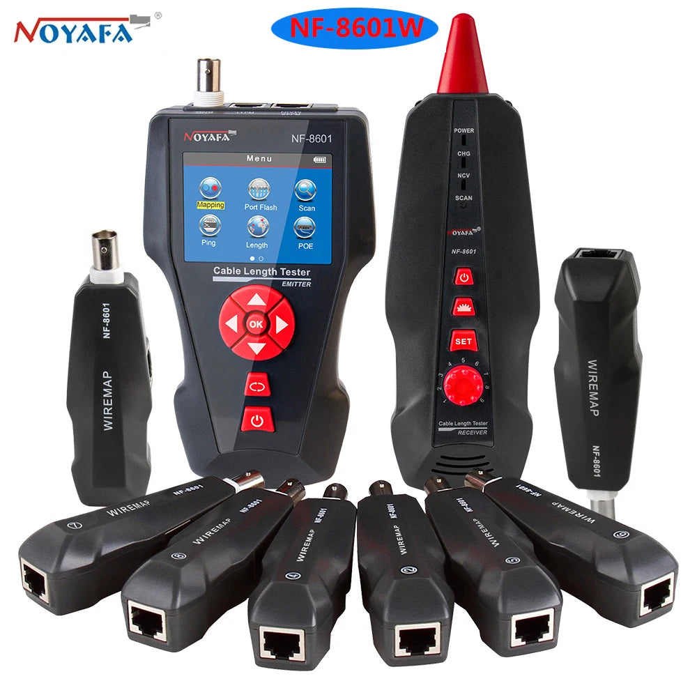 NOYAFA NF-8601W Multifunction Network Cable Tester RJ45 RJ11 BNC POE PING Crosstalk Test Network product image