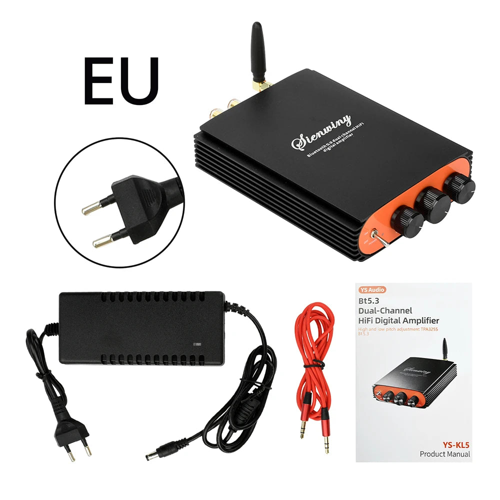 Bluetooth 5.3 HiFi Power Amplifier TPA3255 Chip 600W Dual Channel DSP Sound Tuning for Home detail image 8