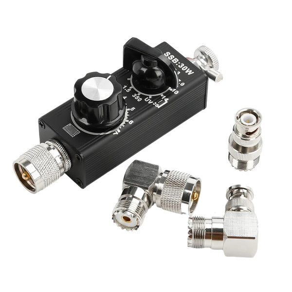 Mini ANT 30W QRP Shortwave Antenna 1.8MHz-30MHz VHF UHF Full Band DIY Tuned Antenna Kit for Transmitter Receiver