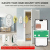Tuya Zigbee Smart Siren Alarm 110dB Speaker Vibration Siren/ Sound Light Siren Sensor for Home Security work with Smart Life Z2M