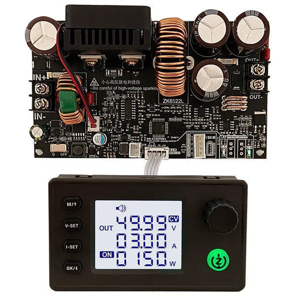 22A 1400W Buck Converter CC CV Step-Down Module LCD Adjustable Regulated Stabilized Voltage detail image 2