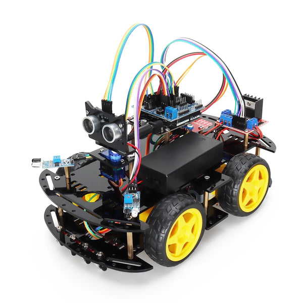 New Smart Robot Car Coding Kit for Arduino Programming Great Fun Education Learning Robotic detail image 8