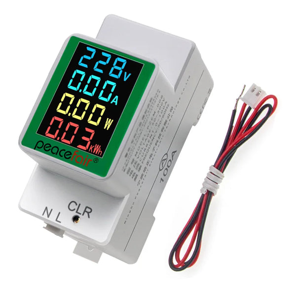 PZEM-008 Din Rail Electricity Digital Power Energy Meter Watt Kwh Wattmeter Monitor Ammeter detail image 7