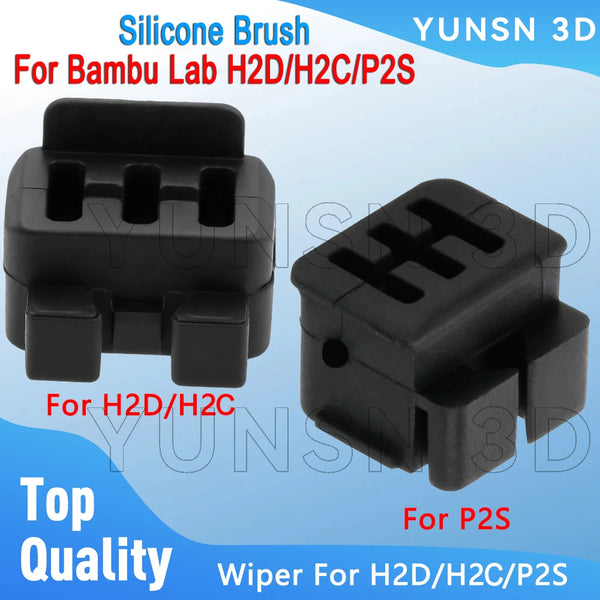Nozzle Wiper For Bambu Lab H2D/H2C/P2S Silicone Brush High Quality Hotend Nozzles Cleanning Tool For Bambulab P2S Cleaner Parts