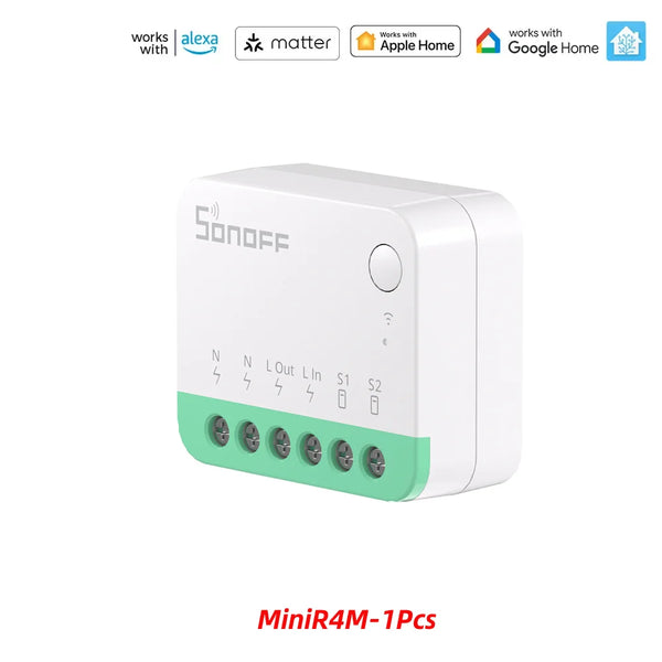 Sonoff Mini R4 Matter WiFi Smart Home Light Switch Sonoff Mini R4 Extreme Matter Relay Work detail image 7