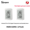 SONOFF SNZB-02DR2 AirGuard TH 3.6'' LCD Zigbee Temperature Humidity Sensor App Monitoring Work With Apple Home Via Matter Bridge