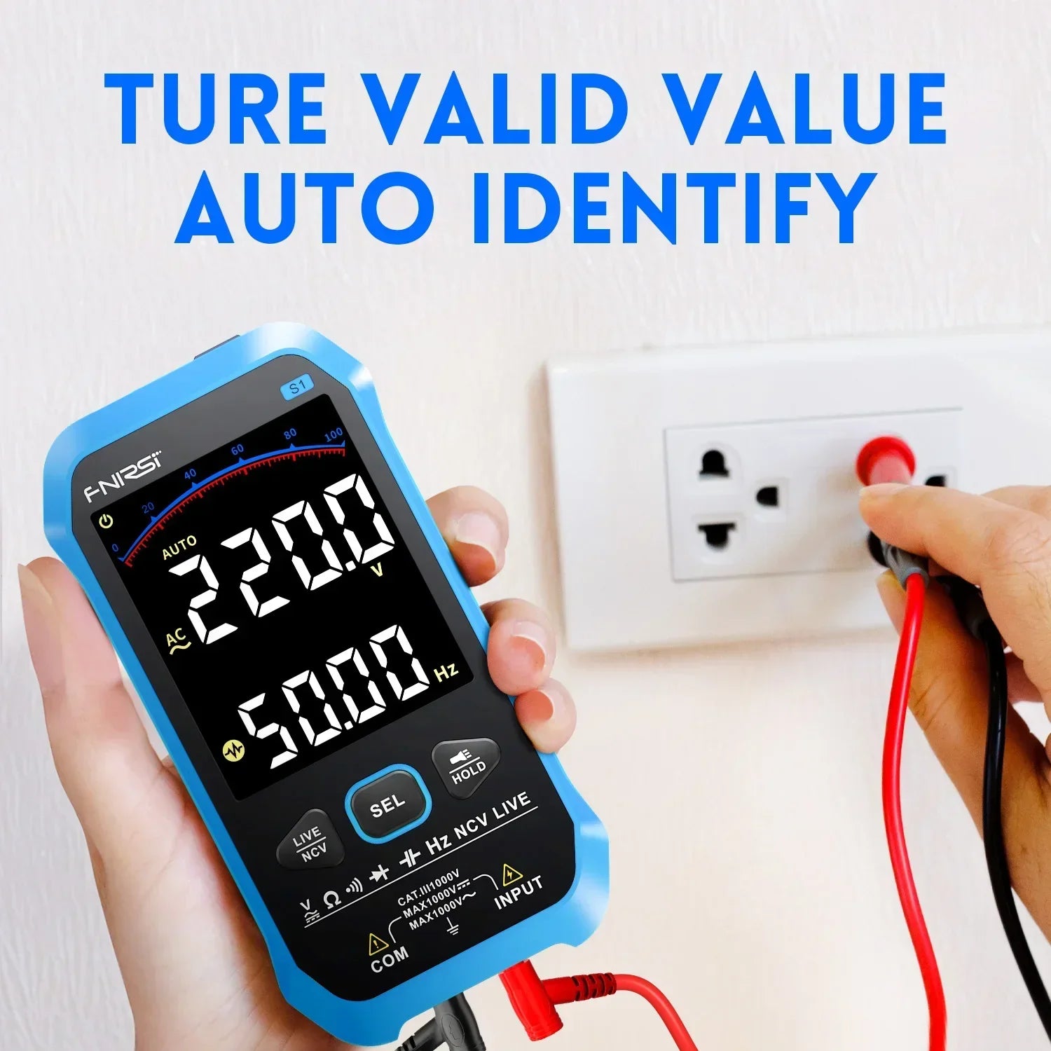 FNIRSI S1 Smart Digital Multimeter Live Tester detail image 3