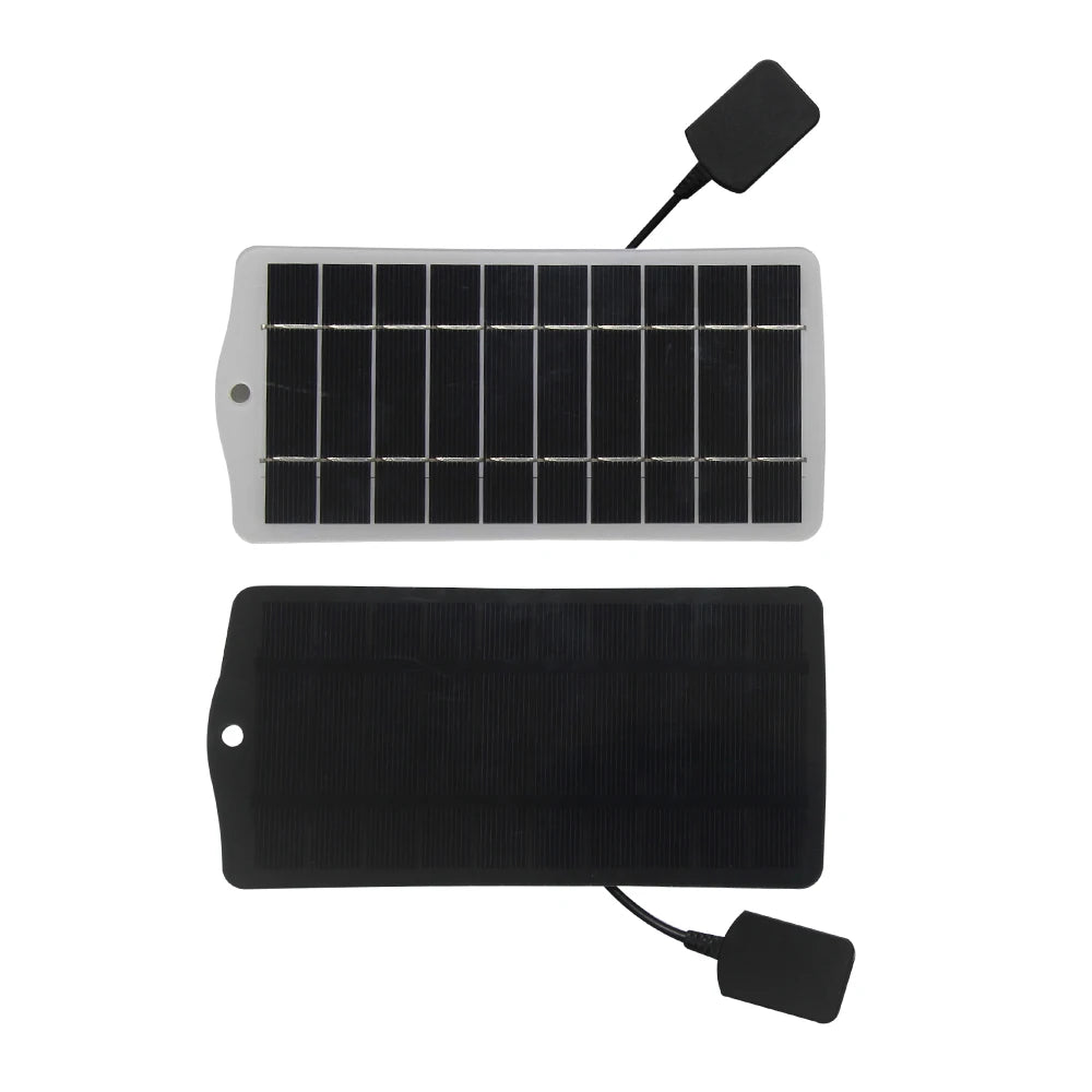 5W 5V Solar Panel Charger for iPhone Mobile Power Bank, Portable Outdoor Solar Charger detail image 3