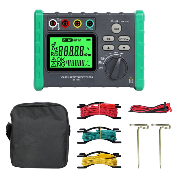 Duoyi 4100A Digital Ground Resistance Test Lightning Protection Detection Measuring detail image 7