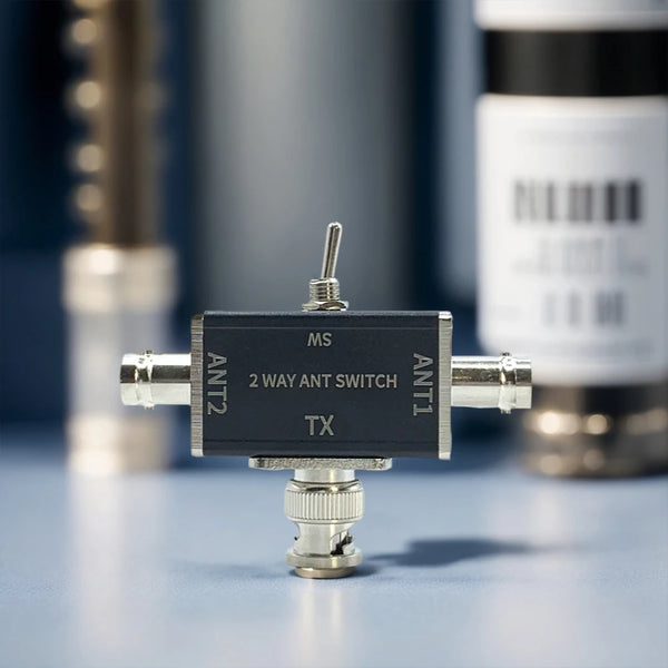 2 Way CB/HAM Antenna Coax Switches 1 Input & 2 Outputs 100W 0-50MHz Manual Coaxial Antenna detail image 6