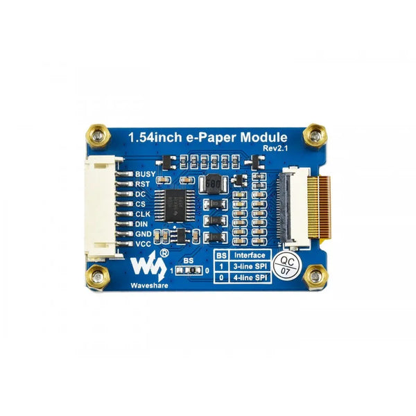 1.54-inch e-paper with 200x200 resolution, red, black and white. SPI Interface detail image 2