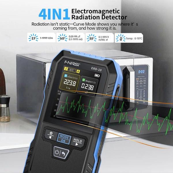 FNIRSI ERD-10 4-IN-1 Electromagnetic Radiation Detector detail image 4