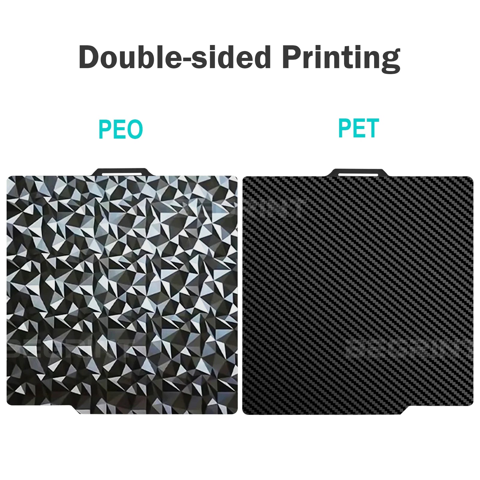 For Bambu Lab P2S Build Plate P1S X2D Pei Textured 257x257 H1H PEY Peo Sheet Spring Steel For Bambulab P2S Bamboo P1P Hot Bed