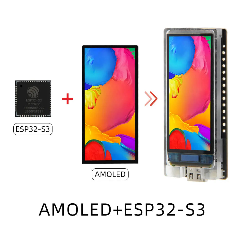 LILYGO T-Display S3 AMOLED 1.91-Inch ESP32-S3 Development Board detail image 4