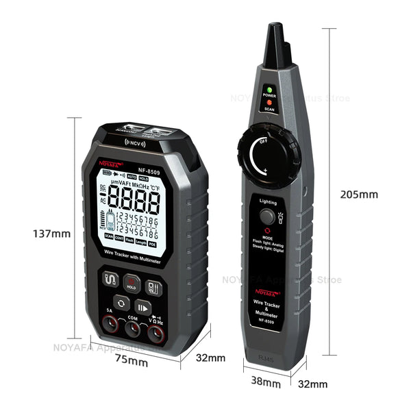 NOYAFA NF 8509 New Upgrade Network Cable Tester For Multimeter Current Voltage Resistance detail image 4
