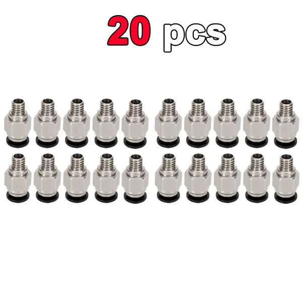 Pneumatic Fitting For Bambu Lab X1C X1 P1P P1S 3D Printer PTFE Tube 1.75mm Filament Extruder Bambulab AMS Pneumatic Connector