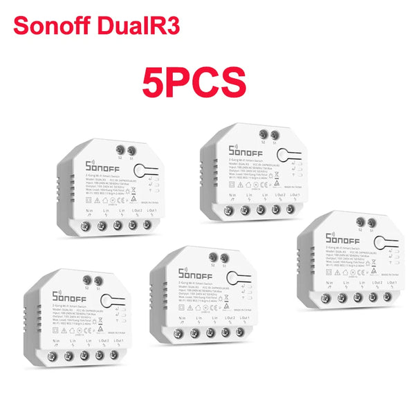 SONOFF Dual R3 2 Gang Wifi Smart Switch Dual Relay Module With Power Metering Smart Roller detail image 10